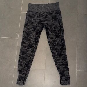 Gymshark Black Camo Leggings